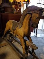 Image result for Antique Rocking Horse