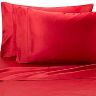 Image result for red satin pillowcases sets
