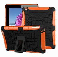 Image result for Black and Orange iPad Case with Stand