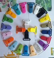 Image result for Plastic Pacifier Clips