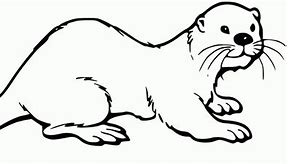 Image result for Pink Otter Clip Art