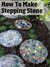 Image result for Homemade Stepping Stone Ideas