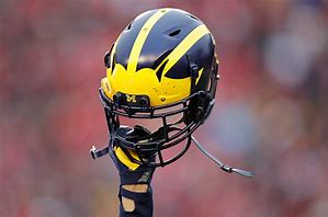 Image result for Michigan Wolverines Football Helmet History