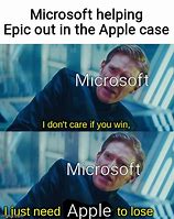 Image result for Microsoft Apple Meme
