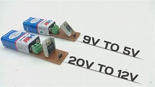 Image result for 9V Battery to 5V