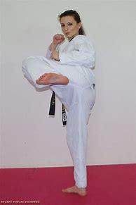 Image result for Woman Karate Kick Face