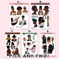 Image result for African Anime Girl Stickers