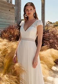 Image result for Robe Mariee Boheme Chic
