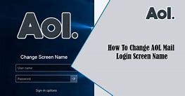 Image result for AOL Mail Screen Name Sign