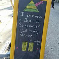 Image result for Shop Local Chalk Sign