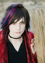 Image result for Short Messy Emo Hair