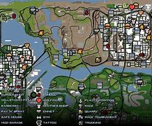 Image result for GTA San Andreas Map Labeled