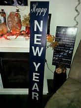Image result for Happy New Year Wooden Sign