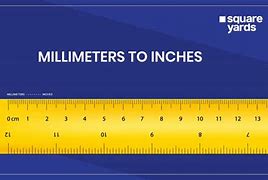 Image result for How Many mm in an Inch
