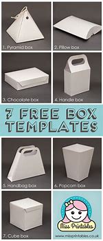Image result for Cute Box Template Easy