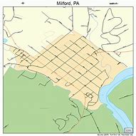 Image result for Milford PA Street Map