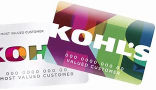 Image result for Kohl's Credit Card