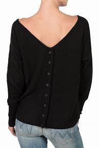 Image result for Black Sweater Button
