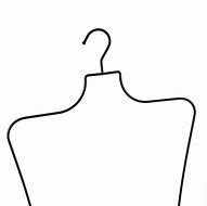 Image result for Metal Wire Body Shape Hanger