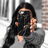 Image result for iPhone X Phone Black and Gold Marble Case
