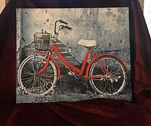 Image result for Red Bicycle Painting