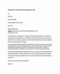 Image result for Employment Contract Renewal Letter