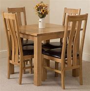 Image result for Small Oak Kitchen Table and Chairs