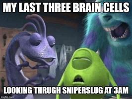 Image result for My Last 3 Brain Cells Meme
