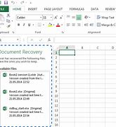 Image result for Recover Saved Excel Document