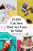 Image result for Easy Homemade Cat Toys