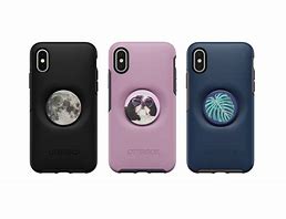 Image result for iPhone X Otterbox with Popsocket