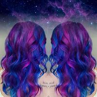 Image result for Galaxy Hair Subtle