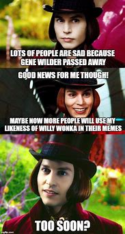 Image result for Johnny Depp Willy Wonka Meme
