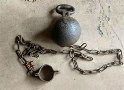 Image result for Cast Iron Ball and Chain