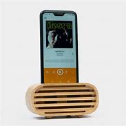 Image result for iPhone Wood Phone Holder Speaker