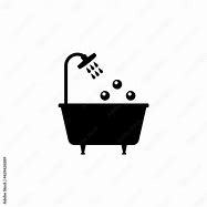 Image result for Bathtub with Bubbles Silhouette