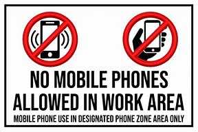 Image result for No Phone Banner