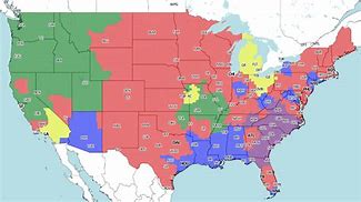 Image result for NFL Week 1 TV Coverage Map