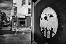 Image result for Black and White Street Art