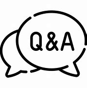 Image result for Q&A Icon Blue