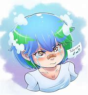 Image result for Earth Chan Anime Light Green Background
