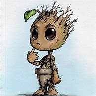 Image result for Adorable Baby Groot Drawing