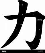 Image result for Japanese Symbol Kanji Strength