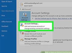 Image result for Delete Outlook Email Account
