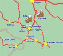 Image result for Novi Pazar Map