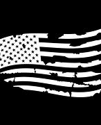 Image result for Distressed American Flag Decal Black and White