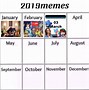 Image result for Meme for Every Month