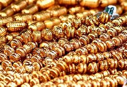 Image result for Natural Gold Beads