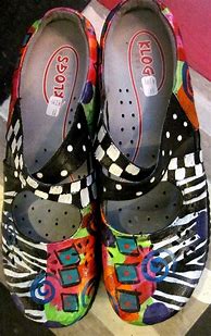 Image result for Hand Painted Leather Shoes
