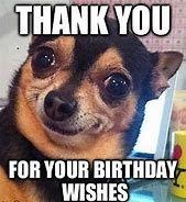 Image result for Happy Birthday Thank You Meme